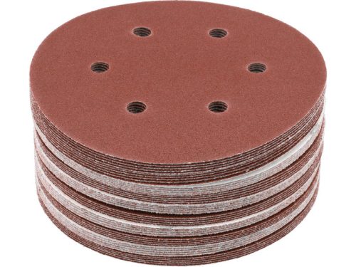 YATO Tépőzáras fíbertárcsa 150 mm / P80 6 lyukas (50 db)