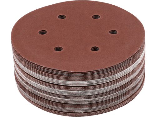 YATO Tépőzáras fíbertárcsa 150 mm / P150 6 lyukas (50 db)