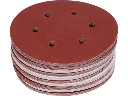 YATO Tépőzáras fíbertárcsa 150 mm / P180 6 lyukas (50 db)