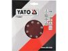 YATO Tépőzáras fíbertárcsa 180 mm / P240 (3 db/cs)