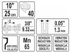 YATO Láncfűrész lánc 10" 3/8" 1,3 mm 40 szem