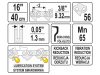 YATO Láncfűrész lánc 16" 3/8" 1,3 mm 56 szem