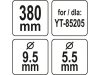 YATO Fűnyírókés YT-85205 fűnyíróhoz 380 mm