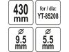 YATO Fűnyírókés YT-85208 fűnyíróhoz 430 mm