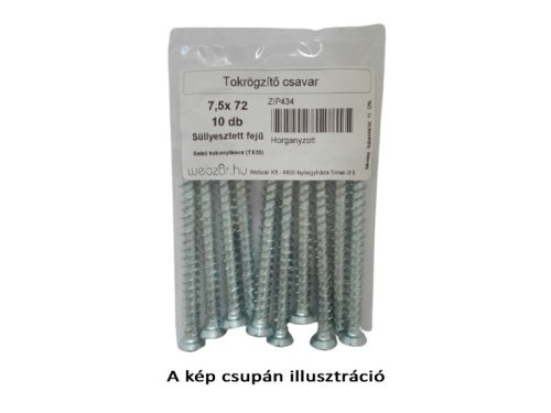 Tokrögzítő TX-25 7,5x202 (kisfejű) UNIV (10 db)