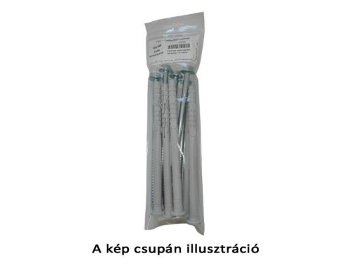 fix-ITH peremes műanyag tipli peremes hlf. Tx csavarral, 10x120 (5 db)